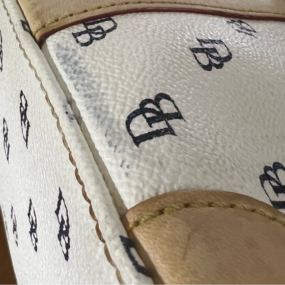 Dooney & Bourke Signature Canvas Leather Shoulder Bag Good Condition - Picture 6 of 16